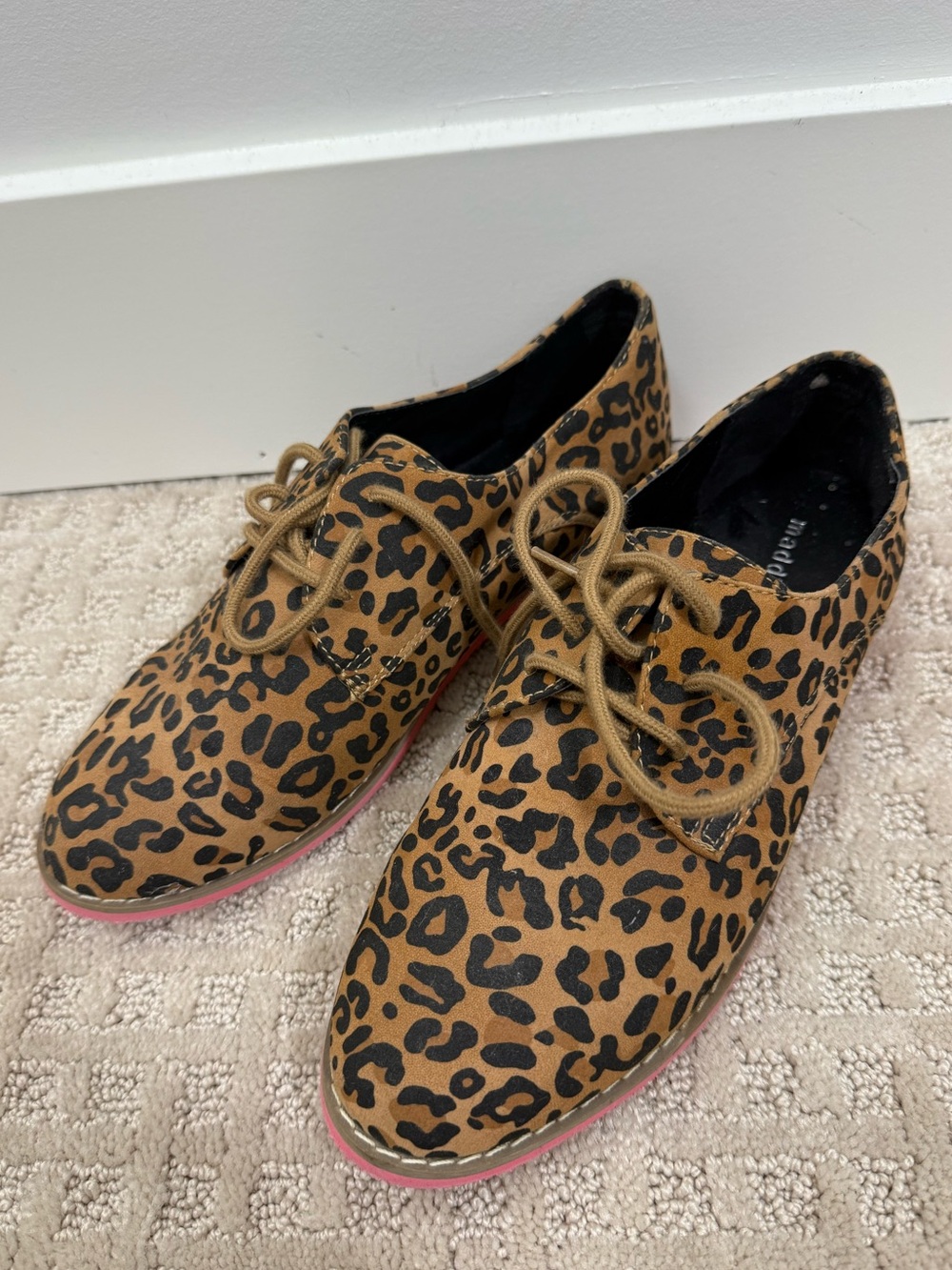 MADDEN GIRL | BNWOT Leopard Pattern Oxfords Size 8